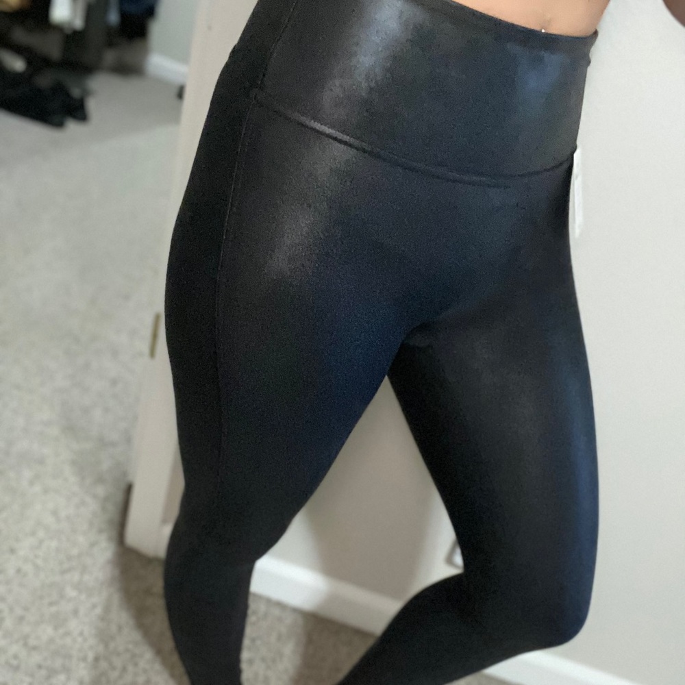 Spanx faux leather leggings